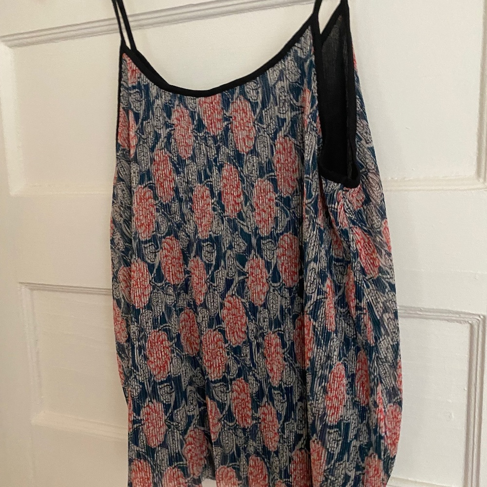MAEVE by Anthropologie Sleeveless Chiffon Blouse